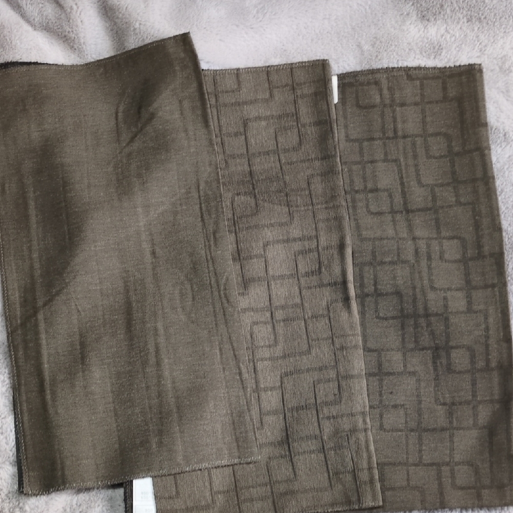 Set of Three Brown Tone fabrics